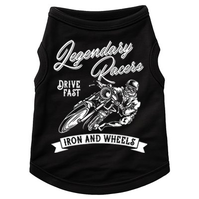 Legendary Racers Drive Iron Wheels Motorcycle Doggie Tank