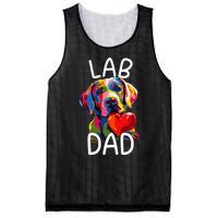 Labrador Retriever Dad Design Pop Art Lab Retriever Mesh Reversible Basketball Jersey Tank