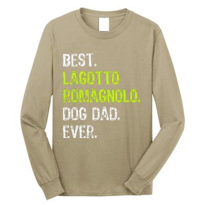 Lagotto Romagnolo Dog Dad Fathers Day Dog Lovers Long Sleeve Shirt