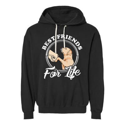 Labrador Retriever Design Funny Labrador Lovers Garment-Dyed Fleece Hoodie
