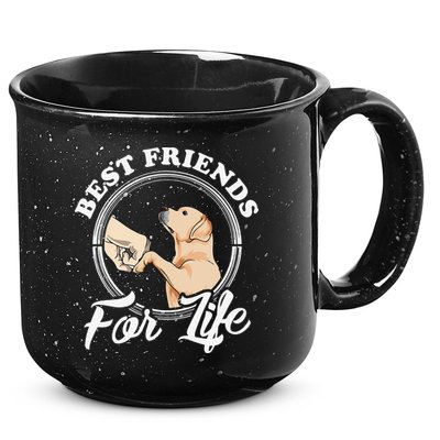 Labrador Retriever Design Funny Labrador Lovers 15oz Campfire Ceramic Mug