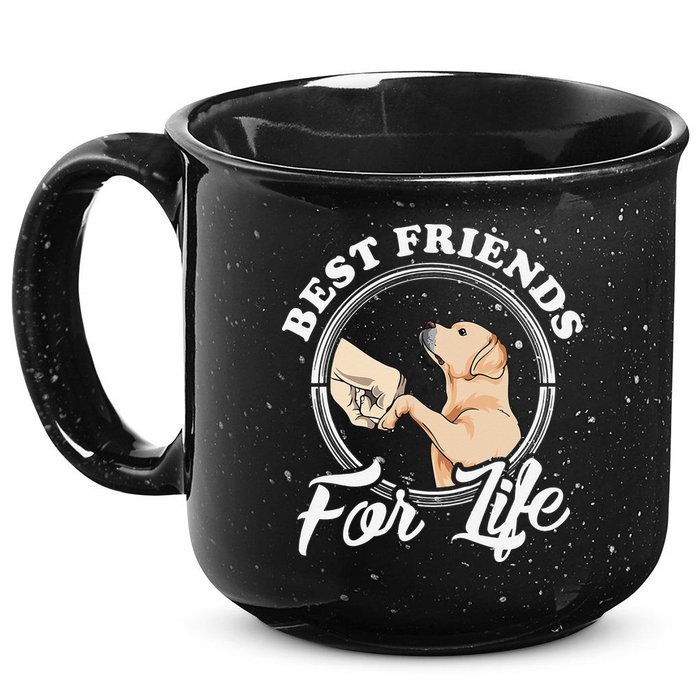 Labrador Retriever Design Funny Labrador Lovers 15oz Campfire Ceramic Mug