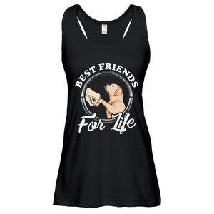 Labrador Retriever Design Funny Labrador Lovers Ladies Essential Flowy Tank