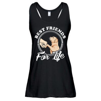 Labrador Retriever Design Funny Labrador Lovers Ladies Essential Flowy Tank