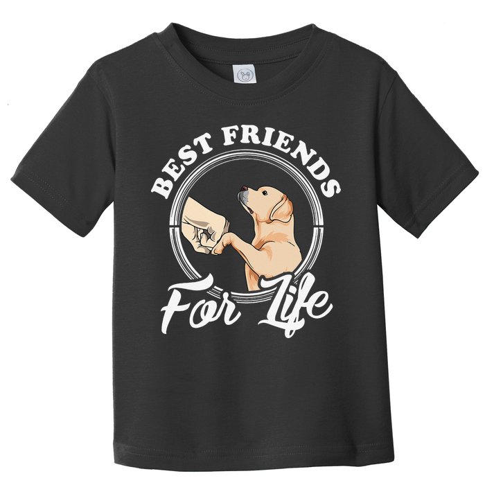 Labrador Retriever Design Funny Labrador Lovers Toddler T-Shirt