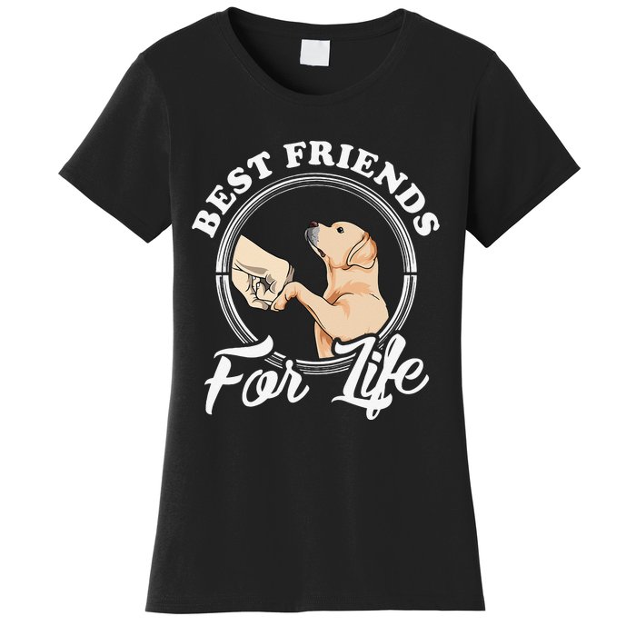 Labrador Retriever Design Funny Labrador Lovers Women's T-Shirt