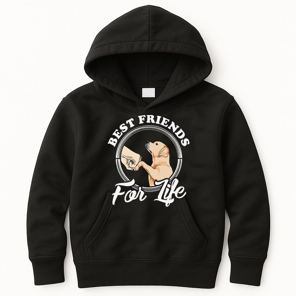 Labrador Retriever Design Funny Labrador Lovers Kids Hoodie