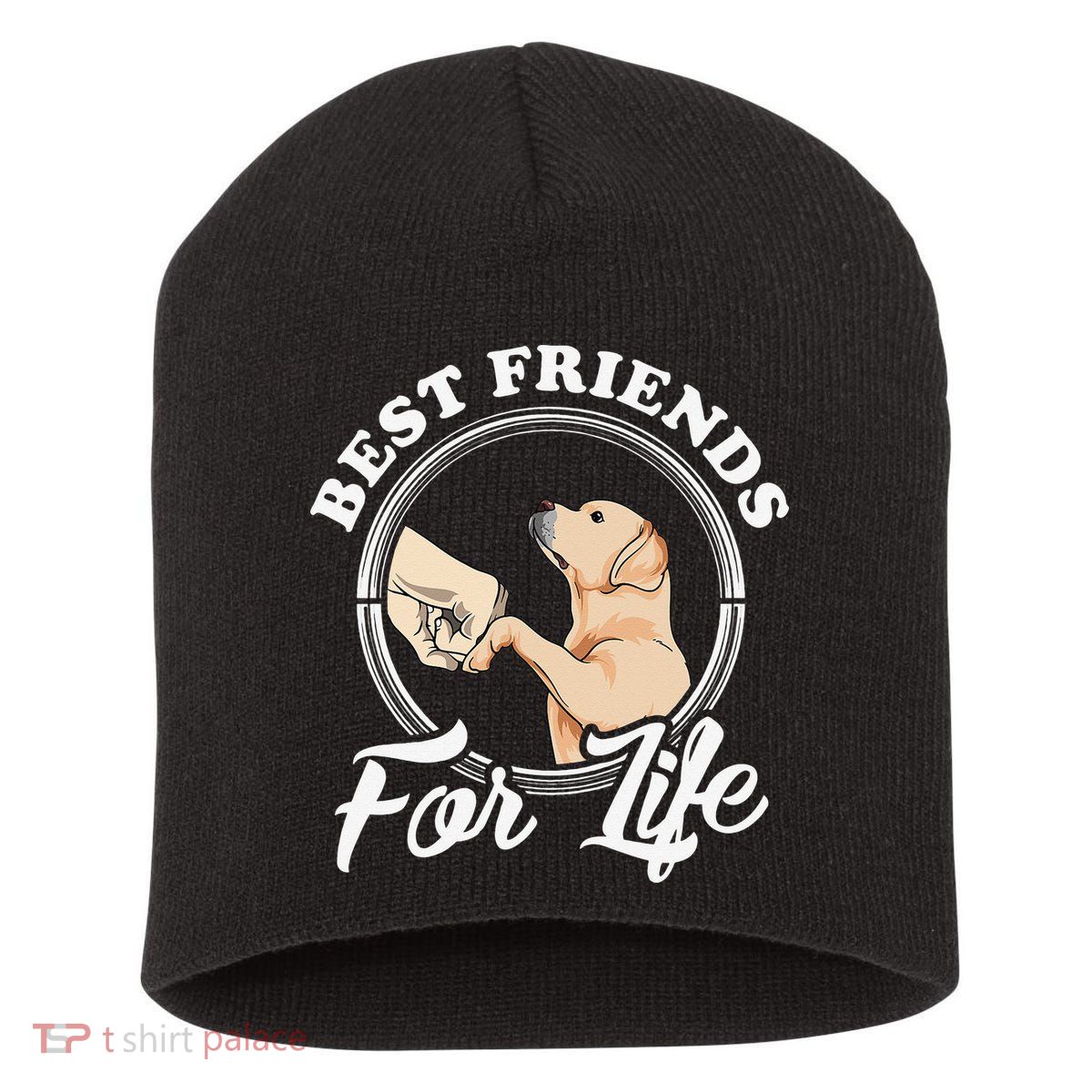Labrador Retriever Design Funny Labrador Lovers Short Acrylic Beanie