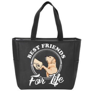 Labrador Retriever Design Funny Labrador Lovers Zip Tote Bag