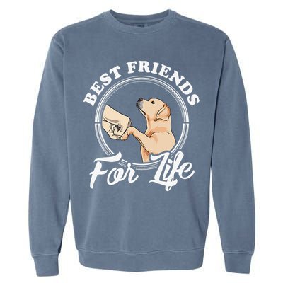 Labrador Retriever Design Funny Labrador Lovers Garment-Dyed Sweatshirt