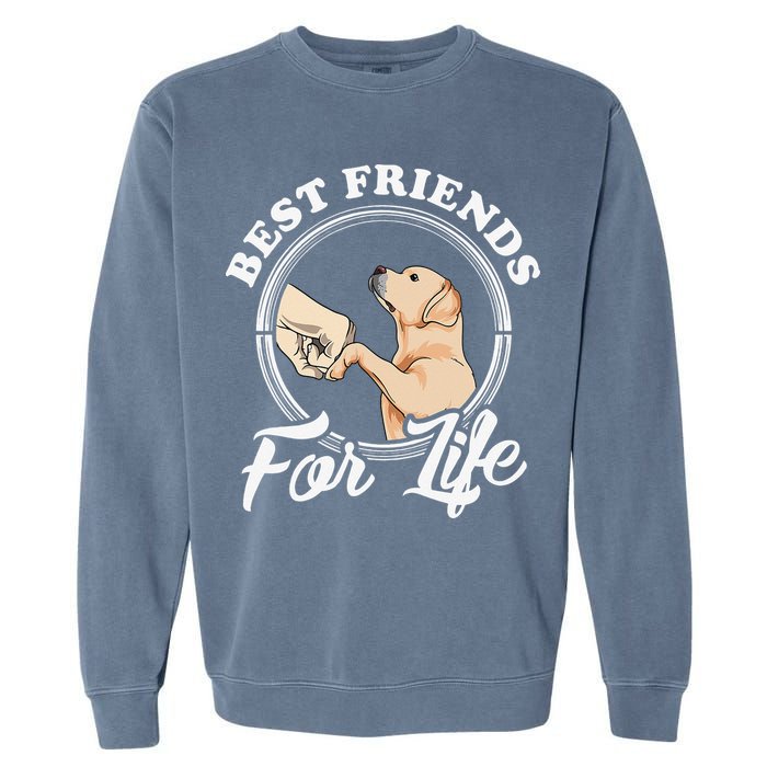 Labrador Retriever Design Funny Labrador Lovers Garment-Dyed Sweatshirt
