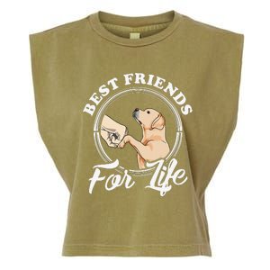 Labrador Retriever Design Funny Labrador Lovers Garment-Dyed Women's Muscle Tee