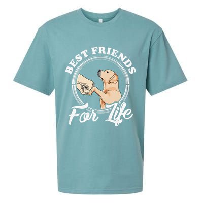 Labrador Retriever Design Funny Labrador Lovers Sueded Cloud Jersey T-Shirt