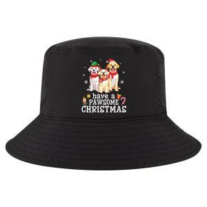 Labrador Retriever Dogs Merry Day Have A Pawsome Christmas Gift Cool Comfort Performance Bucket Hat