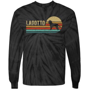 Lagotto Romagnolo Dog Tie-Dye Long Sleeve Shirt