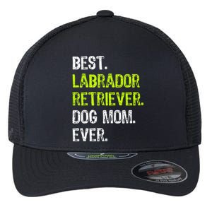 Labrador Retriever DOG MOM mothers Day Dog Lovers Flexfit Unipanel Trucker Cap