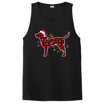 Labrador Retriever Dog Christmas Pajamas Xmas Gift PosiCharge Competitor Tank