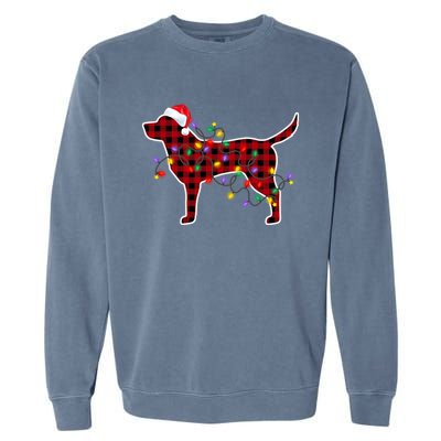 Labrador Retriever Dog Christmas Pajamas Xmas Gift Garment-Dyed Sweatshirt