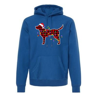 Labrador Retriever Dog Christmas Pajamas Xmas Gift Premium Hoodie