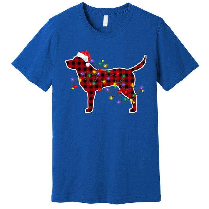 Labrador Retriever Dog Christmas Pajamas Xmas Gift Premium T-Shirt