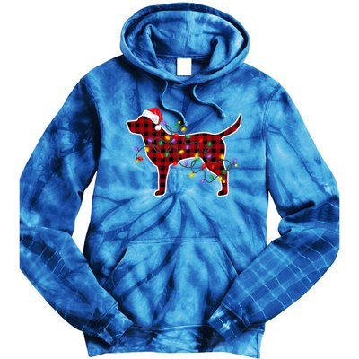 Labrador Retriever Dog Christmas Pajamas Xmas Gift Tie Dye Hoodie