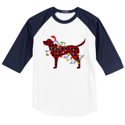 Labrador Retriever Dog Christmas Pajamas Xmas Gift Baseball Sleeve Shirt