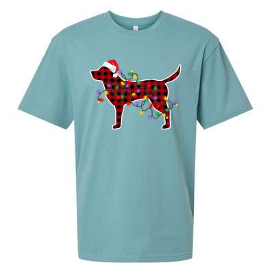 Labrador Retriever Dog Christmas Pajamas Xmas Gift Sueded Cloud Jersey T-Shirt