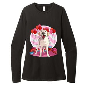 Labrador Retriever Dog Lover Heart Valentine Day Gift Womens CVC Long Sleeve Shirt