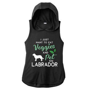 Labrador Retriever Dog Cigar Lover Owner Xmas Birthday Gift Ladies PosiCharge Tri-Blend Wicking Draft Hoodie Tank