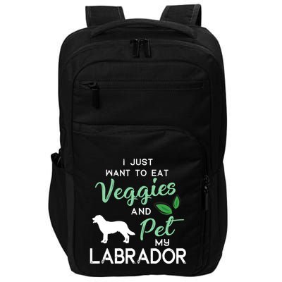 Labrador Retriever Dog Cigar Lover Owner Xmas Birthday Gift Impact Tech Backpack