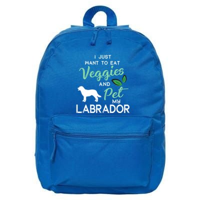 Labrador Retriever Dog Cigar Lover Owner Xmas Birthday Gift 16 in Basic Backpack
