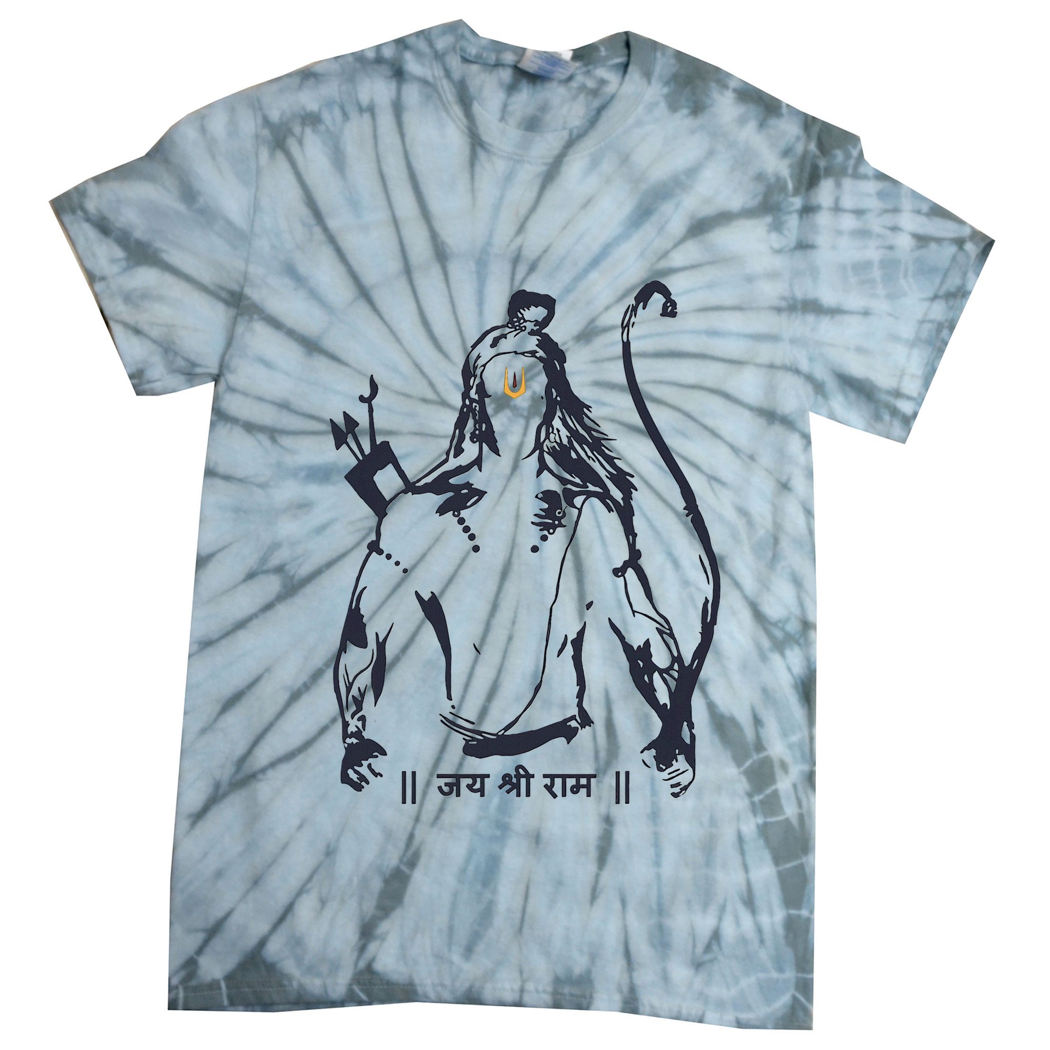 Lord Rama Diwali God For Indian Hindus Jai Shree Ram Tie-Dye T-Shirt