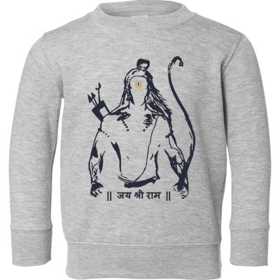 Lord Rama Diwali God For Indian Hindus Jai Shree Ram Toddler Sweatshirt