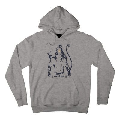 Lord Rama Diwali God For Indian Hindus Jai Shree Ram Tall Hoodie