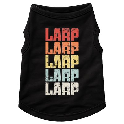Larp Retro Distressed Larping Doggie Tank