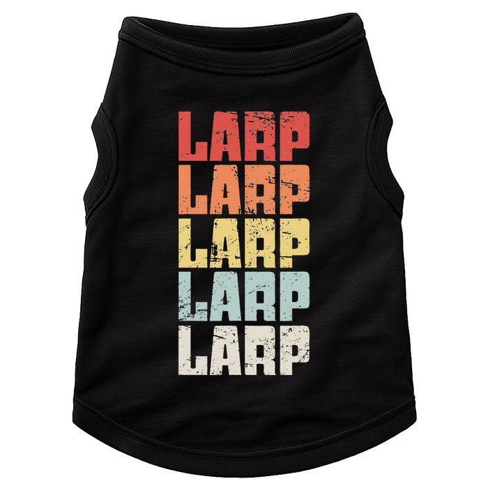 Larp Retro Distressed Larping Doggie Tank