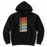 Larp Retro Distressed Larping Hoodie