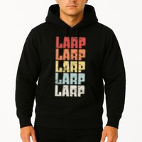 Larp Retro Distressed Larping Hoodie