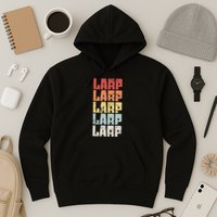Larp Retro Distressed Larping Hoodie