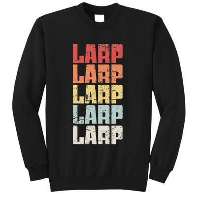 Larp Retro Distressed Larping Sweatshirt