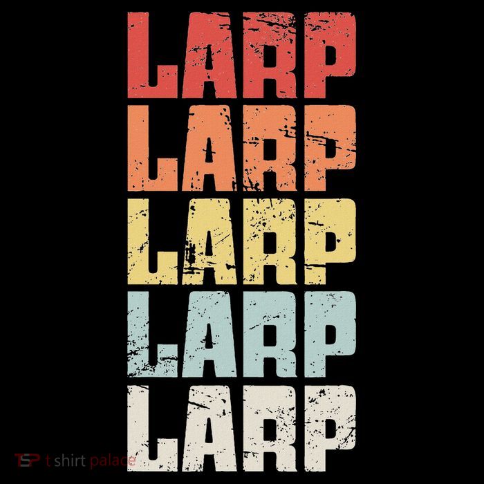 Larp Retro Distressed Larping Sweatshirt