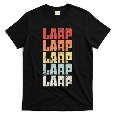 Larp Retro Distressed Larping T-Shirt