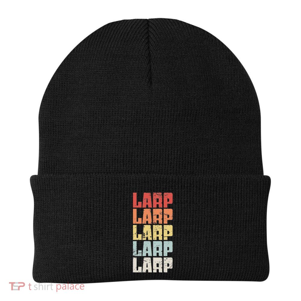Larp Retro Distressed Larping Beanie