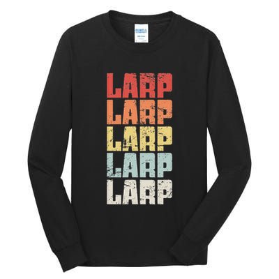 Larp Retro Distressed Larping Tall Long Sleeve T-Shirt