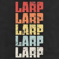 Larp Retro Distressed Larping 25L Jumbo Tote