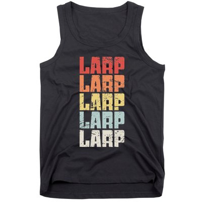 Larp Retro Distressed Larping Tank Top