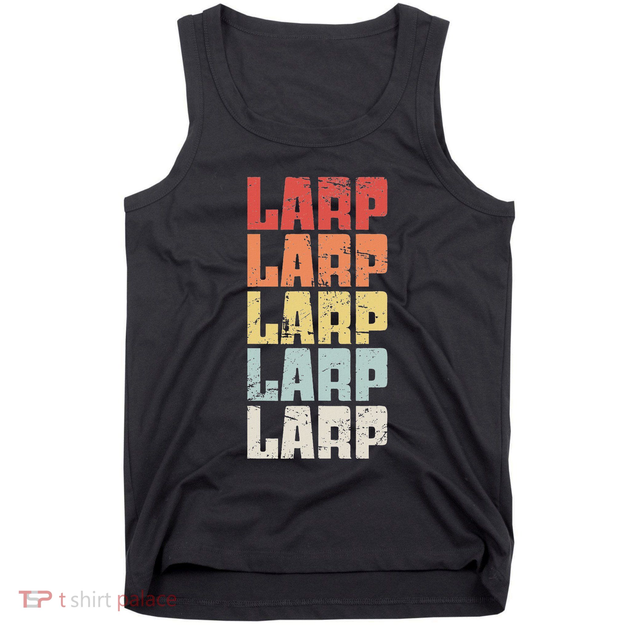 Larp Retro Distressed Larping Tank Top