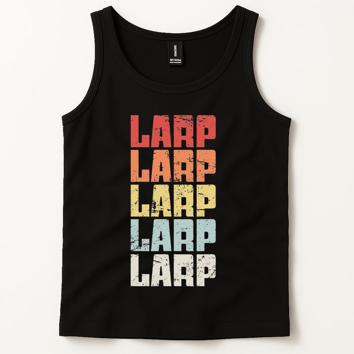 Larp Retro Distressed Larping Tank Top