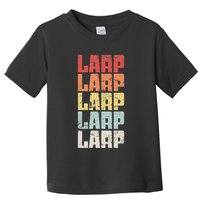 Larp Retro Distressed Larping Toddler T-Shirt