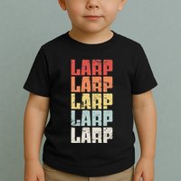 Larp Retro Distressed Larping Toddler T-Shirt